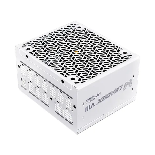 Super Flower LEADEX VIII Platinum PRO 1000W Power Supply White, 80 PLUS Platinum Certified Efficiency, ATX 3.1 and PCIe 5.1 Ready, Fully Modular Cable Design, High-Performance Gaming and Creator PSU