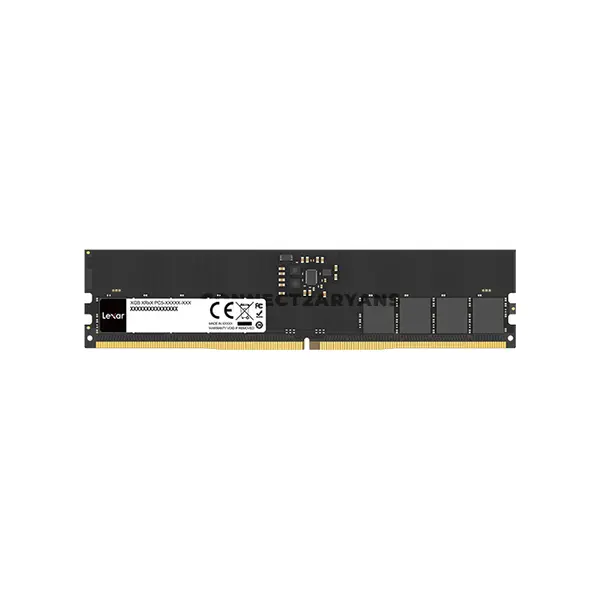 Lexar DDR5 UDIMM Desktop Memory 16GB 5600MT/s PC5-44800 CL46 288-Pin Non-ECC Unbuffered Desktop RAM Memory Module for Gaming PCs, Workstations, Professional Computing, High-Speed Multitasking and Next-Generation PC Upgrade