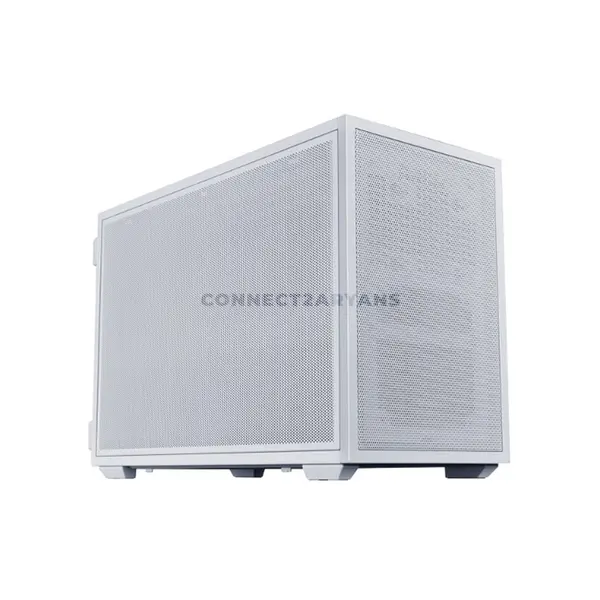 Lian Li B4-mATX Mesh White Compact 21.3L Micro-ATX PC Case, M-ATX / Mini-ITX Support, Up to 358mm 4-Slot GPU, 360mm Radiator Support, 165mm CPU Cooler Clearance, 2x 120mm Slim Fans, Horizontal / Vertical Layout