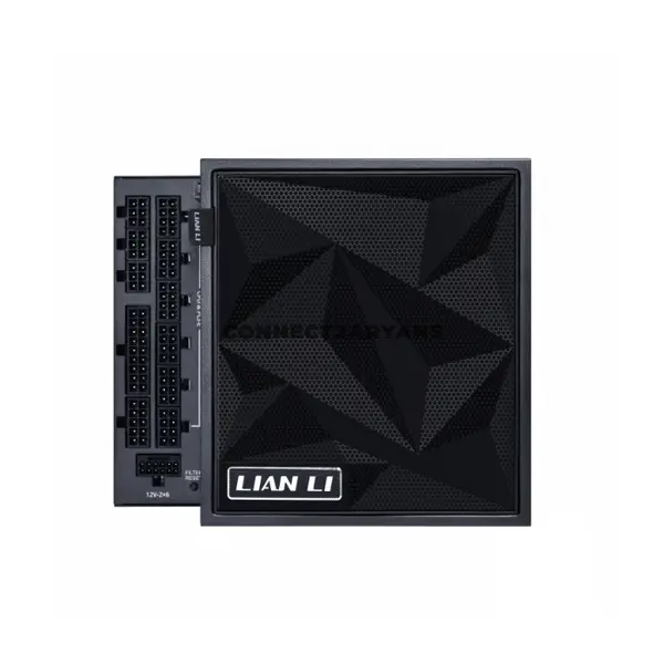 LIAN LI EDGE Platinum V2 1350W Black Fully Modular ATX 3.1 Power Supply with EDGE Hub V2, Triple Platinum Certified, 12V-2×6, 120mm FDB Fan, Japanese Capacitors, Model EG1350P