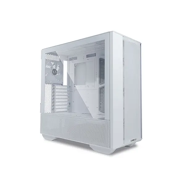 Lian Li Lancool III Mid Tower PC Case Non-RGB White Edition, High-Airflow Tempered Glass Chassis, Advanced Cooling Support, Premium Gaming and Performance PC Case