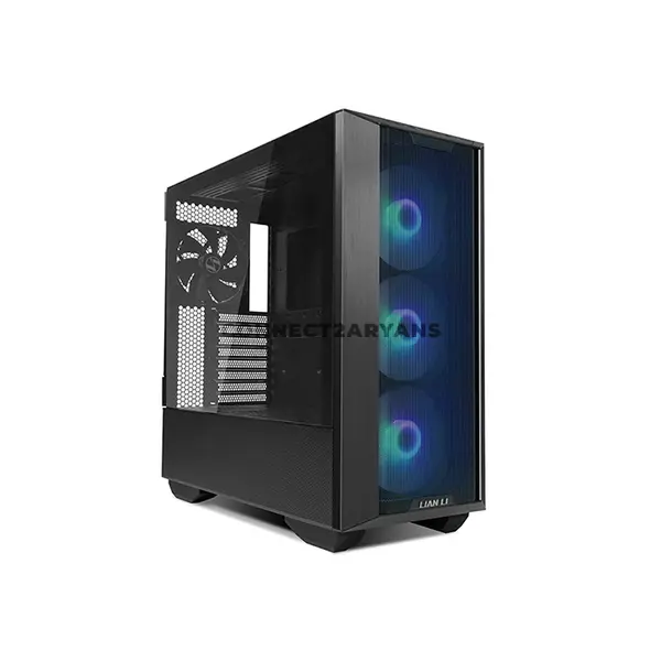 LIAN LI LANCOOL III RGB E-ATX Mid-Tower PC Black Case, 435mm GPU Support, Dual 420mm Radiator Support, 4 Pre-Installed 140mm PWM Fans, 187mm CPU Cooler Clearance & Tempered Glass