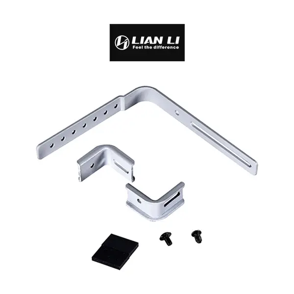 Lian Li O11D EVO Upright GPU Kit Bracket Only White Edition, Vertical Graphics Card Mount Accessory, Upright GPU Installation Solution, Premium O11D EVO Case Upgrade