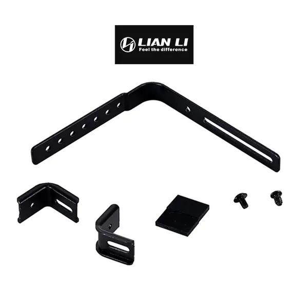 Lian Li O11D EVO Upright GPU Kit Bracket Only Black Edition, Vertical Graphics Card Mount Accessory, Upright GPU Installation Solution, Premium O11D EVO Case Upgrade