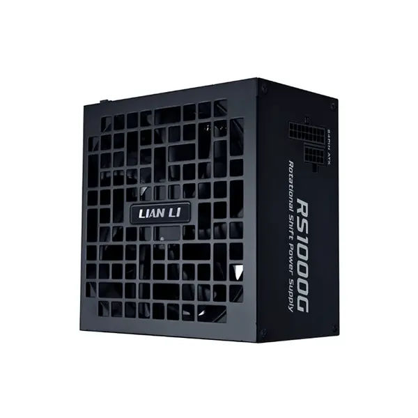 Lian Li RS Gold 1000W Power Supply with Hub Black Edition, 80 PLUS Gold Certified Efficiency, Fully Modular Cable Design, Integrated Hub Connectivity, High-Performance ATX PSU