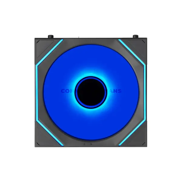 LIAN LI UNI FAN SL-INF FLEX 120 ARGB PWM Case Fans Black 12SLIN1F3B, 2300 RPM, 67 CFM, 3.4mmH₂O, Fluid Dynamic Bearing, Triple Pack with L-Wireless Controller