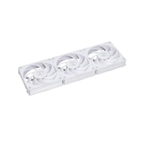 Lian Li UNI Fan P28 Pack of 3 White Edition, High-Performance PWM Cooling Fan Kit, Optimized Airflow Design, Premium PC Cooling Solution