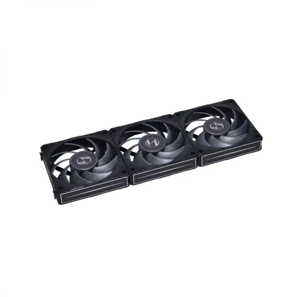 Lian Li UNI Fan P28 Pack of 3 Black Edition, High-Performance PWM Cooling Fan Kit, Optimized Airflow Design, Premium PC Cooling Solution