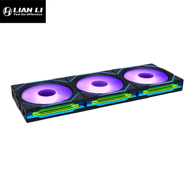 Lian Li UNI Fan SL-INF 120 ARGB Cooling Fan Black Edition, Infinity Mirror PWM Design, L-Wireless Controller Included, High-Performance PC Cooling Fan
