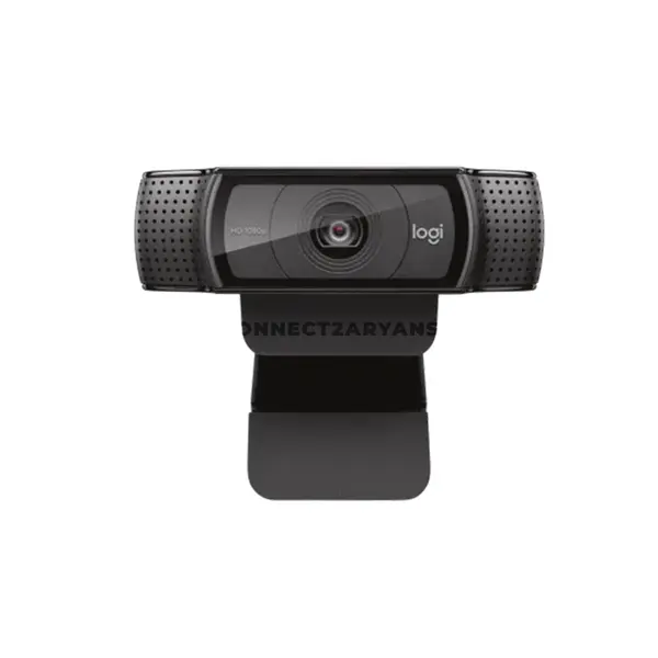 Logitech C920 Pro HD Webcam with Full HD 1080p 30fps Video Calling & Recording, Full HD Glass Lens, Autofocus, RightLight 2 Auto Light Correction, Dual Stereo Microphones, 78° Field of View, USB Plug-and-Play for Windows, macOS, ChromeOS & Android