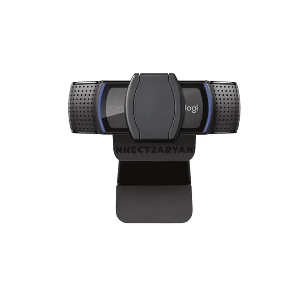 Logitech C920e Business Webcam, Full HD 1080p 30fps, 3MP Glass Lens, Autofocus, 78° Field of View, Dual Stereo Microphones, RightLight 2, USB-A Plug-and-Play, Privacy Shutter, Tripod-Ready Mount, 960-001360