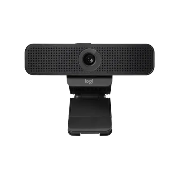 Logitech C925e Business Webcam, Full HD 1080p 30fps / HD 720p 60fps, 3MP Glass Lens, Autofocus, 78° Field of View, Dual Omnidirectional Stereo Microphones, RightLight 2, H.264, USB-A, Privacy Shutter, 960-001076