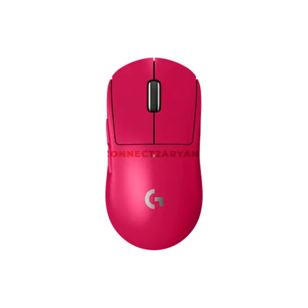 Logitech G PRO X SUPERLIGHT 2 Wireless Gaming Mouse Magenta, 44000 DPI HERO 2 Sensor, LIGHTSPEED 8KHz, 60g Ultra-Lightweight, USB-C