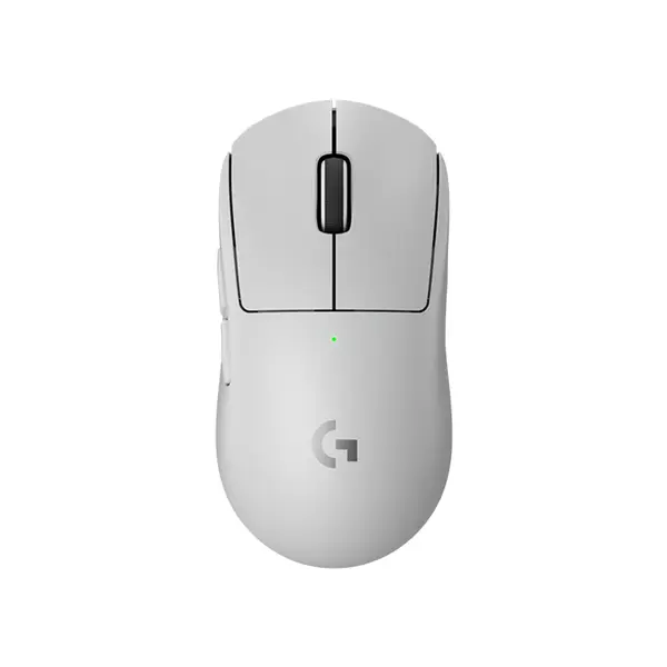 Logitech G PRO X SUPERLIGHT 2 Wireless Gaming Mouse White, 44000 DPI HERO 2 Sensor, LIGHTSPEED 8KHz, 60g Ultra-Lightweight, USB-C
