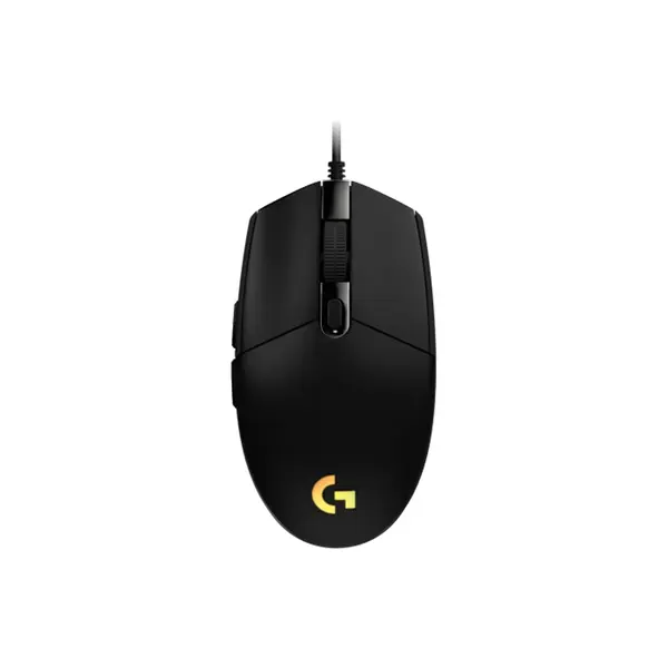 Logitech G203 LIGHTSYNC Black RGB Gaming Mouse, 8000 DPI Optical Sensor, Dynamic RGB Lighting Effects, 6 Programmable Buttons, Precision Gaming Mouse