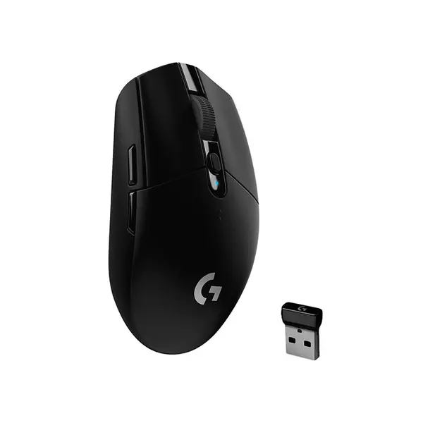 Logitech G304 HERO LIGHTSPEED Wireless Gaming Mouse Black Edition, HERO Sensor Technology, Ultra-Low Latency Wireless Connectivity, Competitive Gaming Mouse