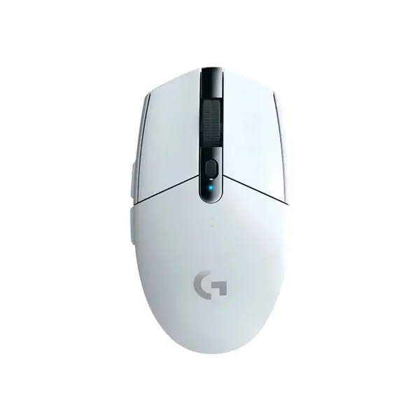 Logitech G304 HERO LIGHTSPEED Wireless Gaming Mouse White Edition, HERO Sensor Technology, Ultra-Low Latency Wireless Connectivity, Competitive Gaming Mouse