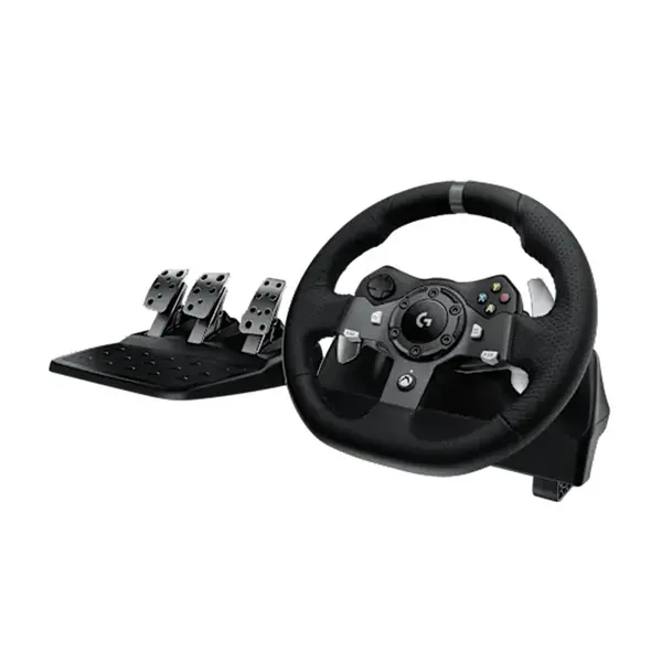 Logitech G920 Driving Force Racing Wheel for Xbox, Dual-Motor Force Feedback Steering Wheel, Pedal Set Included, Racing Simulator Controller for Xbox and PC Gaming