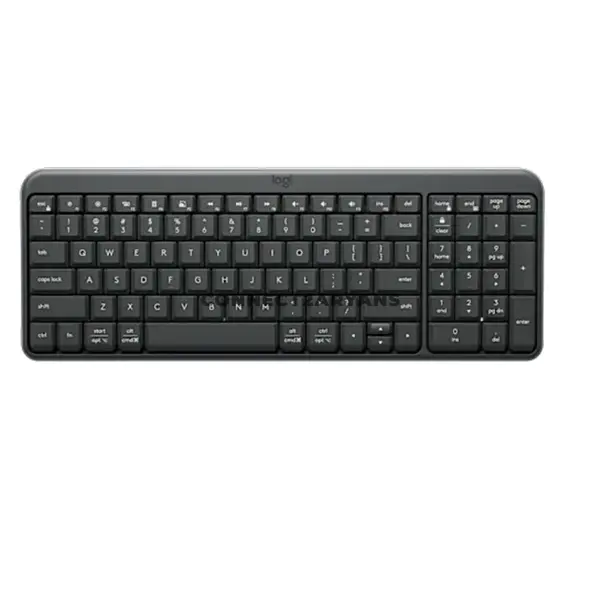 Logitech K250 Compact Bluetooth Wireless Keyboard with Numeric Keypad, Bluetooth Low Energy Connectivity, Spill-Resistant Design, 12-Month Battery Life, Multi-OS Compatibility for Windows, macOS, ChromeOS, Linux, iPadOS, iOS & Android