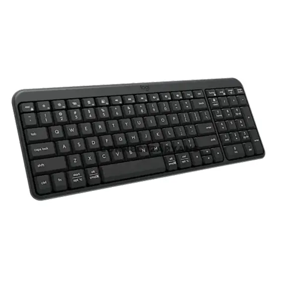 Logitech K250 Compact Bluetooth Wireless Keyboard with Numeric Keypad, Bluetooth Low Energy Connectivity, Spill-Resistant Design, 12-Month Battery Life, Multi-OS Compatibility for Windows, macOS, ChromeOS, Linux, iPadOS, iOS & Android