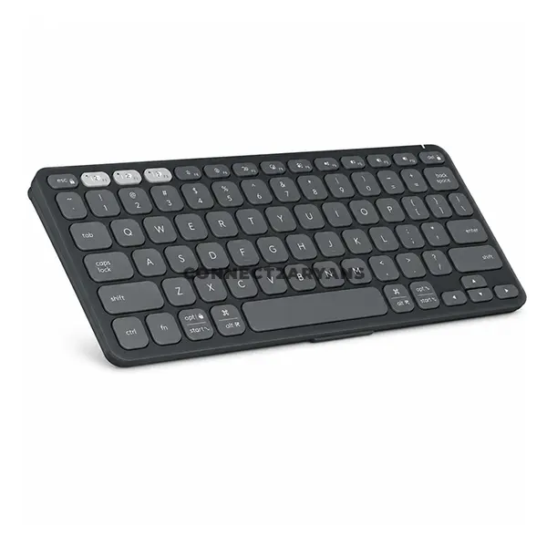 Logitech Keys-To-Go 2 Universal Ultra-Portable Bluetooth Wireless Keyboard, 3-Device Easy-Switch, Low-Profile Scissor Keys, Built-In Protective Cover & Multi-OS Compatibility