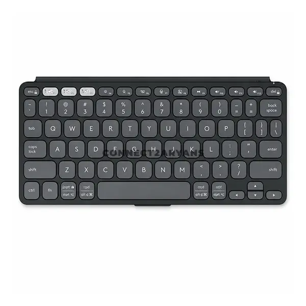 Logitech Keys-To-Go 2 Universal Ultra-Portable Bluetooth Wireless Keyboard, 3-Device Easy-Switch, Low-Profile Scissor Keys, Built-In Protective Cover & Multi-OS Compatibility