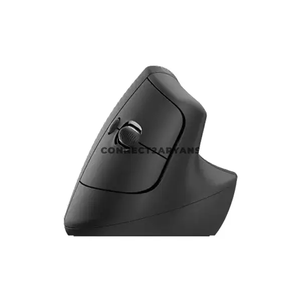 Logitech Lift Graphite Vertical Ergonomic Wireless Mouse, 57° Natural Handshake Design, 400–4000 DPI Sensor, SmartWheel, Logi Bolt USB Receiver + Bluetooth Low Energy, Easy-Switch for 3 Devices, Up to 24-Month Battery, 910-006473