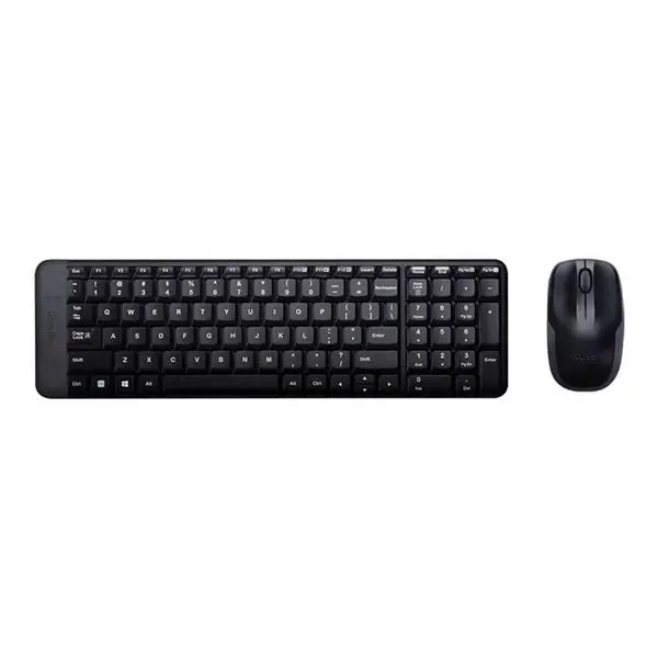 Logitech MK220 Wireless Keyboard and Mouse Combo, Space-Saving Compact Design, 2.4GHz Wireless Connectivity, Productivity Office Peripheral Set