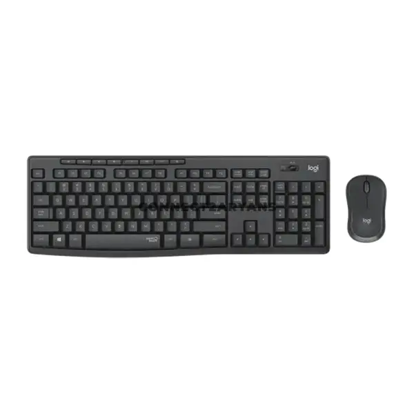 Logitech MK295 Silent Wireless Keyboard & Mouse Combo, SilentTouch Technology with Over 90% Less Noise, Full-Size Keyboard with Numpad & 8 Shortcut Keys, 2.4GHz Wireless USB Receiver, 10m Range, Spill-Resistant Design