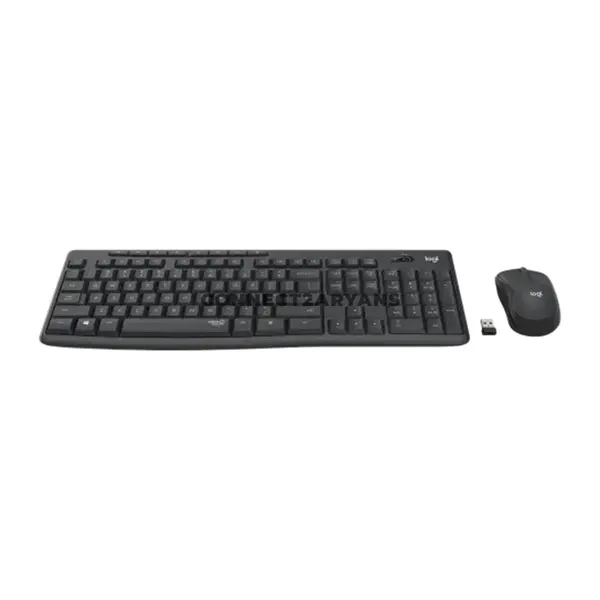 Logitech MK295 Silent Wireless Keyboard & Mouse Combo, SilentTouch Technology with Over 90% Less Noise, Full-Size Keyboard with Numpad & 8 Shortcut Keys, 2.4GHz Wireless USB Receiver, 10m Range, Spill-Resistant Design