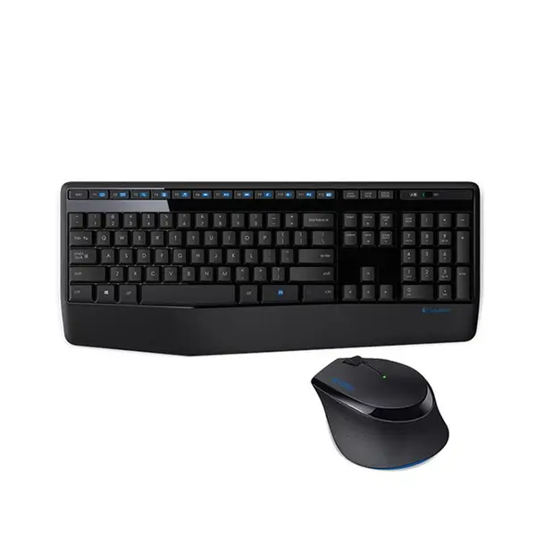 Logitech MK345 Wireless Keyboard and Mouse Combo, Full-Size Productivity Design, Comfortable Palm Rest Support, 2.4GHz Wireless Office Peripheral Set