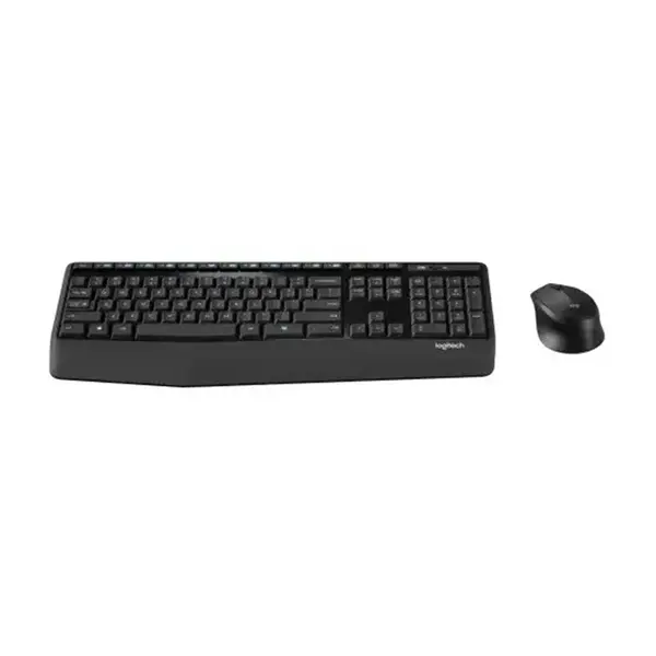 Logitech MK346P Wireless Keyboard and Mouse Combo, 2.4GHz USB Receiver Connectivity, Full-Size Office Layout, Wireless Productivity Peripheral Set