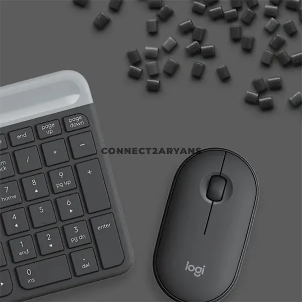 Logitech MK470 Slim Graphite Wireless Keyboard & Mouse Combo, Ultra-Slim Compact Keyboard with Number Pad, Low-Profile Scissor Keys, 90% Noise-Reduced Mouse, 2.4GHz USB Receiver, 10m Wireless Range, 36-Month Keyboard Battery Life, 920-009437