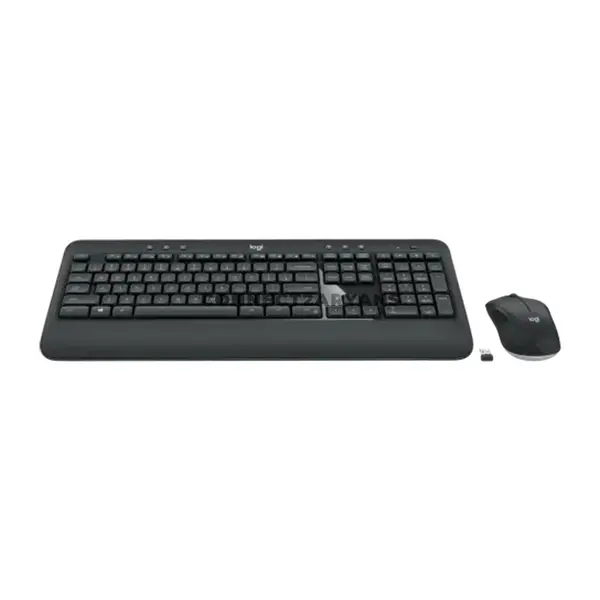 Logitech MK540 Advanced Graphite Wireless Keyboard & Mouse Combo, Full-Size Keyboard, Ambidextrous Mouse, Logitech Unifying USB Receiver, Up to 10m Wireless Range, 36-Month Keyboard & 18-Month Mouse Battery Life, US Layout, 920-008671