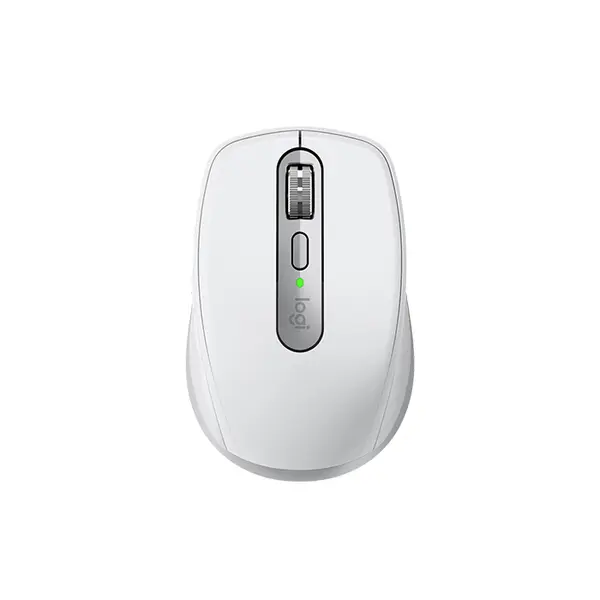 Logitech MX Anywhere 3S Wireless Mouse White Edition, 8000 DPI Darkfield Sensor, Quiet Click Technology, Compact Multi-Device Bluetooth Productivity Mouse