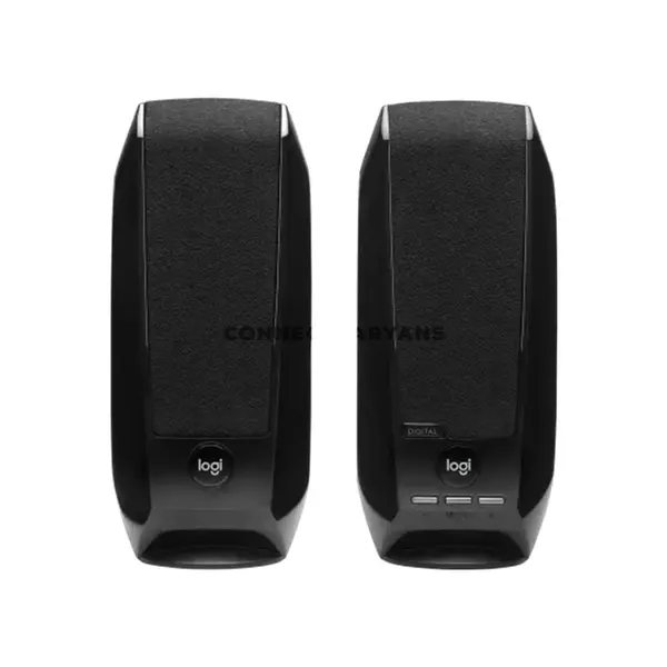 Logitech S150 USB Digital Stereo Speakers with 2.0 Channel Audio, 50mm Drivers, USB Plug-and-Play Connectivity, Integrated Volume & Mute Controls, Compact Desktop Speakers for Windows, macOS & ChromeOS
