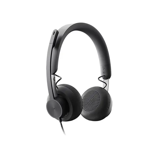 Logitech Zone Wired USB Professional Stereo Headset with Dual Noise-Canceling Microphones, 40mm Audio Drivers, USB-C Connectivity with USB-A Adapter, Inline Call Controls, Business Headset for Microsoft Teams, Zoom, Google Meet