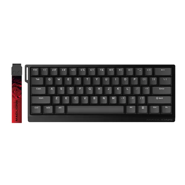 FGG MadLions MAD60 HE RGB Magnetic Gaming Keyboard, 60% Compact Layout, Hall Effect Switches, RGB Lighting Effects, Esports Gaming Keyboard