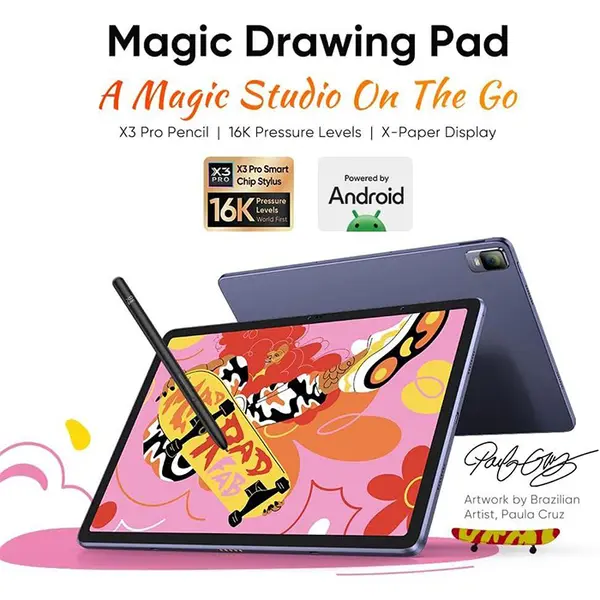 XP-Pen Magic Drawing Pad Graphics Tablet, Portable Digital Drawing Display, Stylus Pen Support, Creative Illustration and Design Tablet, Professional Digital Art Solution