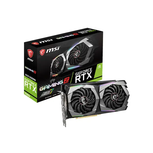 MSI GeForce RTX 2060 GAMING Z 6G Graphics Card, 6GB GDDR6 Memory, 1830MHz Boost Clock, Factory Overclocked Performance, Twin Frozr Dual Fan Cooling System, NVIDIA Turing Gaming GPU