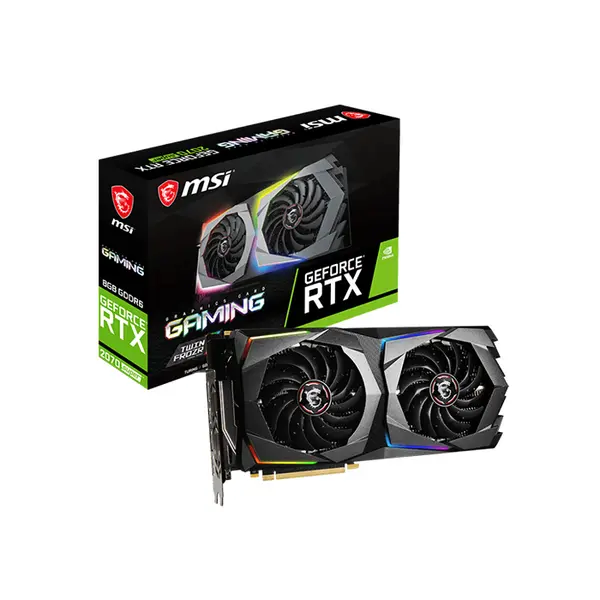 MSI GeForce RTX 2070 SUPER GAMING X 8GB Graphics Card, 8GB GDDR6 Memory, Factory Overclocked Core Clock, Twin Frozr RGB Cooling System, NVIDIA Turing Gaming GPU