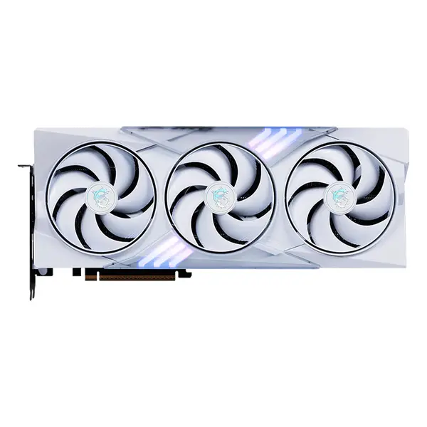 MSI GeForce RTX 5070 12G GAMING TRIO OC WHITE 12GB GDDR7 Graphics Card, Triple Fan Cooling, PCIe 5.0, HDMI 2.1b, DisplayPort 2.1b
