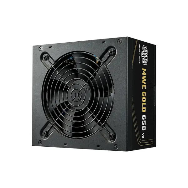 Cooler Master MWE Gold V3 ATX 3.1 650W Power Supply, 80 PLUS Gold Certified Efficiency, Fully Modular Cable Design, High-Performance ATX 3.1 Gaming PSU