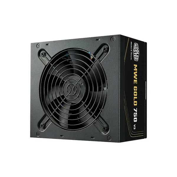 Cooler Master MWE Gold V3 ATX 3.1 750W Power Supply, 80 PLUS Gold Certified Efficiency, Fully Modular Cable Design, High-Performance ATX 3.1 Gaming PSU