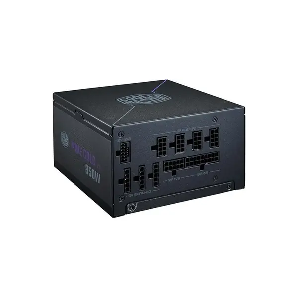 Cooler Master MWE Gold 850 V3 ATX 3.1 Modular Power Supply, 850W 80 PLUS Gold Certified Efficiency, Fully Modular Design, High-Performance Gaming PSU