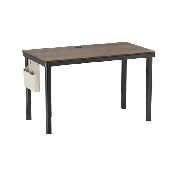 MXG Creatorlift Motorized Desk Walnut Edition, Height Adjustable Electric Workstation, Built-In Storage Drawer, Wireless Charging Pad, Cable Management Tray, Premium Productivity Desk
