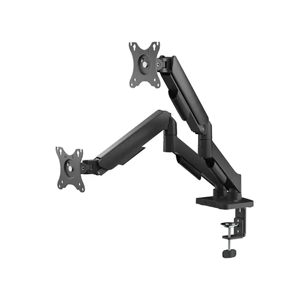 MXG EMA-24 Economical Series Dual Monitor Arm Mount, Mechanical Spring Design, Adjustable Dual Display Support, Ergonomic Multi-Monitor Desk Mount Solution
