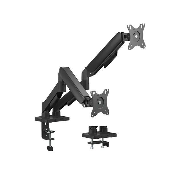 MXG EMA-24 Economical Series Dual Monitor Arm Mount, Mechanical Spring Design, Adjustable Dual Display Support, Ergonomic Multi-Monitor Desk Mount Solution