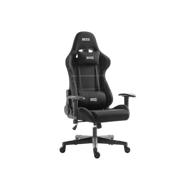 MXG FGC-01 Fabric Gaming Chair, Adjustable Recline Mechanism, Premium Fabric Upholstery, Headrest Cushion Included, Lumbar Support System, Ergonomic Gaming and Office Chair