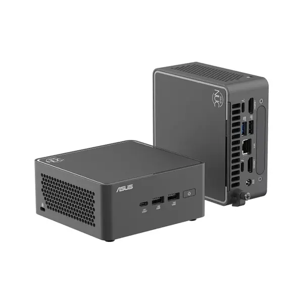 ASUS NUC15CRKU700000I NUC 15 Pro Mini PC, Intel Core Ultra 7 255H Processor, Intel Arc Graphics, DDR5 6400MHz, WiFi 7, Thunderbolt 4 Connectivity
